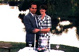 Dean & Laura in Front of Lake