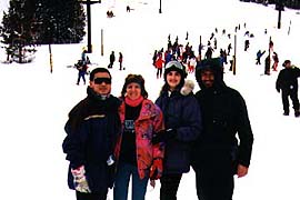 Ski Shot of Four of us