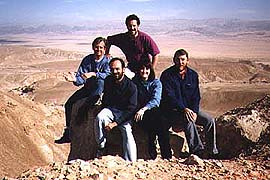 Crew on Rock