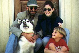 Family with Dog