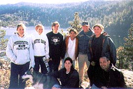 Youth Group in Mountains