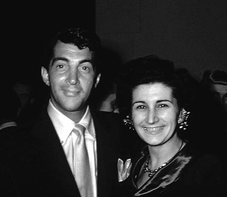 Eleanor Kouri VanDruff picture with Dean Martin